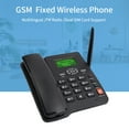 Bisofice Cordless Phone GSMSupported Desktop Telephone Set with Dual SIM Cards, No