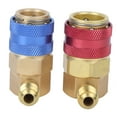 thumbnail image 3 of Air Coupler, Air Conditioning Accessories Kitchen Accessory, Easy To Install for 6-ball Style Coupler R134a Service Port, 3 of 7