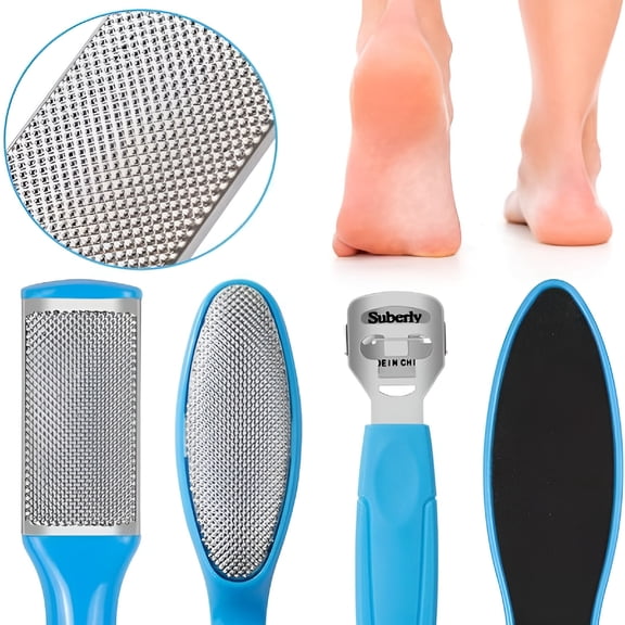 ACDANC 10Pcs Pedicure Kit,Professional Stainless Steel Nail Clippers Set Prevent Dead Skin Foot Skin Care Tool Set Feet Exfoliating Nail Kit for Women Men Salon or Home