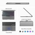 thumbnail image 4 of Funda con teclado edaiser Swivel para iPad 10.2 pulgadas (9.ª, 8.ª generación), 4 of 9