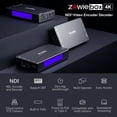 thumbnail image 2 of 4K HDMI Video Encoder/Decoder, ZowieBox, Native NDI HX3 (Certified) Converter/Player, UVC to HDMI, Pass-Through Video Capture, SRT/RTMP(S)/RTSP, Live Streaming to YouTube, 2 of 9