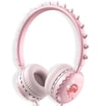 thumbnail image 4 of Linyer Wired Headphones Stereo Children Earphones with Microphone Adjustable Headband Headset Household Computer Accessories Gifts Pink, 4 of 8
