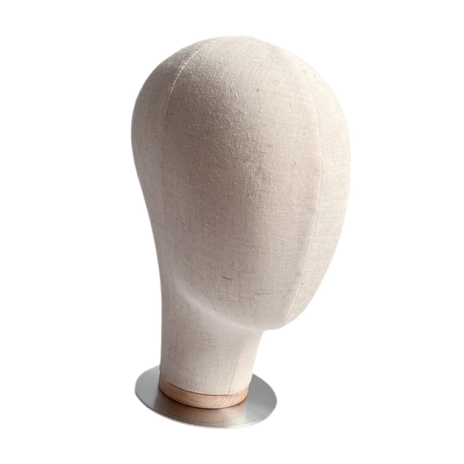 Stgfyxgs Cap Stand Hat Display Stand Multifunctional Mannequin Head Metal Base for Professional or Personal Use Accessories Practical Brushed Bottom