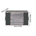 thumbnail image 2 of Dustproof Storage Bag with Clear Window for Clothes Organizer 2Pcs Foldable, 2 of 4