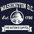 thumbnail image 3 of CafePress - Washington DC Sweatshirt (Dark) - Classic Crew Neck Sweatshirt, 3 of 4