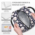 thumbnail image 3 of KLL Cute Basebal for Insulated Lunch Bag- Leakproof Cooler Tote Bag Organizer for Women & Men - Reusable Lunch Box for Office Picnic Hiking Beach-One Size, 3 of 6