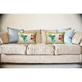 thumbnail image 2 of Betsy Drake Interiors Dick's Hummingbird Large Indoor/Outdoor Pillow 16x20, 2 of 3