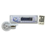PYLE PLMRKT33WT - In-Dash Marine AM/FM PLL Tuning Radio w/ USB/SD/MMC Reader