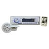 PYLE PLMRKT33WT - In-Dash Marine AM/FM PLL Tuning Radio w/ USB/SD/MMC Reader