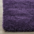 thumbnail image 4 of SAFAVIEH Milan Harlow Solid Plush Shag Area Rug, Purple, 8' x 10', 4 of 13