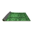 thumbnail image 2 of Ahgly Company Indoor Rectangle Abstract Emerald Green Modern Area Rugs, 2' x 5', 2 of 4