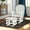 White, variant on Demi Bonn Glider and Ottoman Set, Wood Rocking Chair with Cushioned Armrests Detachable Cushion, Upholstered Glider with Nursing Ottoman, for Napping, Reading, Light Gray