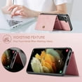 thumbnail image 6 of Case for Samsung Galaxy S22 Plus [Not for S22 or S22 Ultra], Detachable Magnetic Wallet Credit Card Slot Kickstand Cover Support Wireless Charging Compatible with Samsung Galaxy S22 Plus (Pink), 6 of 16