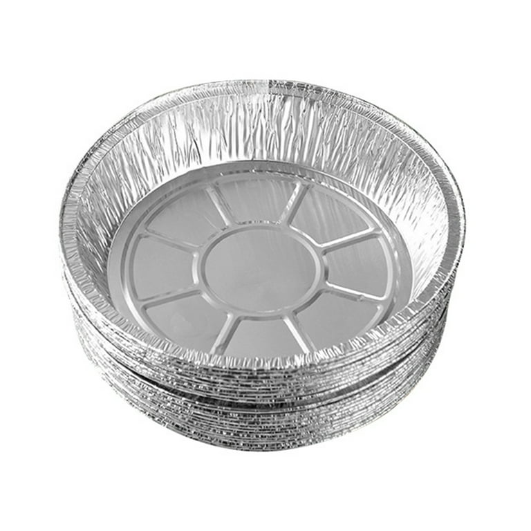 Shenmeida Aluminum Foil Pie Pan, 20pcs Pie Tin Disposable Tart Pans Mini Pie Pans Aluminum Foil Tins Plates Baking Foil Pans for Pizza Pies Quiche