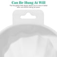 thumbnail image 3 of icolorfuled White Plastic Rectangular Nail Soaker Bowl for Home Use 1Pc 17.0X12.2X5.0in, 3 of 7