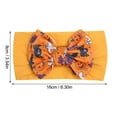 thumbnail image 2 of EnJoCho Baby Girls Headband Hallo-ween Pumpkin Printed Hairbands Bow Knotted Headwrap Toddler Kids Casual Fashion Headwear Accessories, 2 of 6