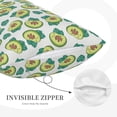 thumbnail image 5 of Fotbe Avocado Sleeping Pillow Cases - Envelope Closure - Luxury, Extra Soft, Cooling Pillow Covers - Wrinkle, Fade, Stain Resistant-16"x24", 5 of 8