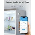 thumbnail image 4 of Freezer Thermometer Alarm, Smart Bluetooth Temperature Monitor Sensor for Refrigerator, 197 Ft Connecting Range APP Alert with Anti-False for Freezer (WiFi Gateway Not Included), 4 of 7