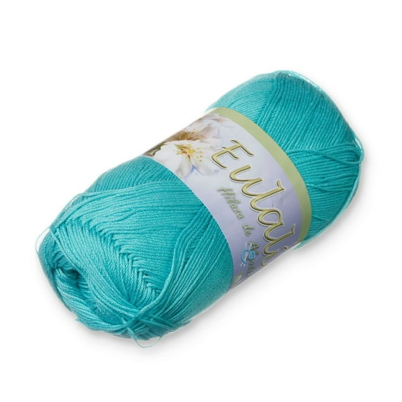 EULALI [100grs] by Omega - Bright 100% Mercerized Egyptian Cotton Thread - Color: 86 Jade