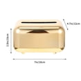 thumbnail image 2 of Nestingho Decorativo Dorado Para Pañuelos Con Resorte Y Superficie Para Uso General, 2 of 6
