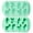 B001- Mint Green, variant on Silicone Cake Pop Molds, Chocolate Candy Molds, 8inX 4 In, Turquoise, Dinosaur Party Favors, Cake Pop Molds Shapes, Flexible Bakeware, Birthday Treats, 1 Set