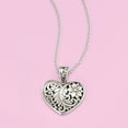 thumbnail image 3 of Ross-Simons Balinese Sterling Silver Heart Pendant Necklace, Women's, Adult, 3 of 5