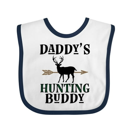 

Inktastic Daddy Hunting Buddy Bow Hunter Gift Baby Boy Bib