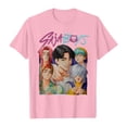 thumbnail image 1 of Korean Boys Music T-Shirt, Korean Pop Band Inspired Graphic Tee for Teens and Kids, Streetwear Concert Outfit Top, Korean Music Fan Shirt for Boys Girls Youth#Pink M, 1 of 3