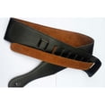 thumbnail image 4 of Correas de hombro de guitarra de cuero ajustables para cinturón de guitarra eléctrica 3 colores negro Yuyangstore cinturón con correa para bajos eléctricos, 4 of 6