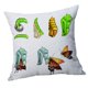 thumbnail image 3 of Funda de almohada decorativa Sunnimix lino patrón animal Mariposa 50x50cm, 3 of 8