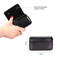 thumbnail image 7 of Leather Case Belt Clip for Kyocera DuraXV Extreme -- Swivel Holster Loops Cover Pouch Carry Protective Black compatible with Kyocera DuraXV Extreme Flip Phone, 7 of 7