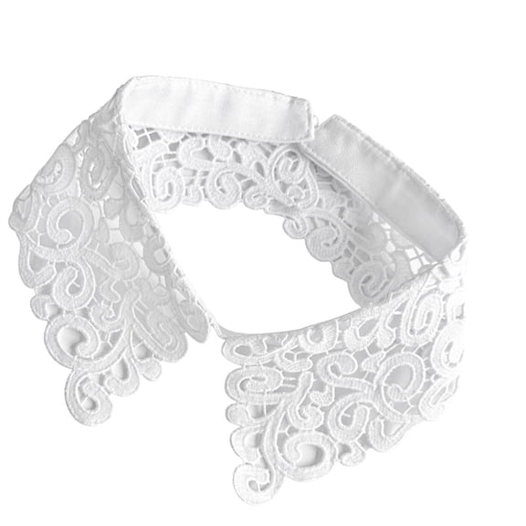 lanema Detachable Lace Collar Breathable Faux Neckwear Fashion Accessory for Women Use
