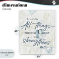 thumbnail image 4 of Stupell Industries Farmhouse All Things Through Christ Canvas Art, 30 x 40, by Krinlox, 4 of 8