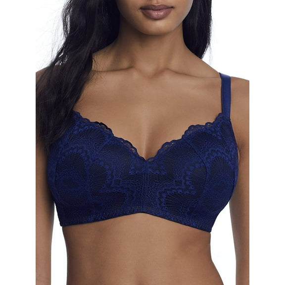 CAMIO MIO Sapphire Wire-Free Lace Bra, US 34D, UK 34D, NWOT