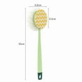 thumbnail image 4 of Msgweeeg Cleaning Brushes Bath Brush Double-sided Rubbing Artifact Long Handle Soft Bath Brush Bath Ball Detachable, 4 of 4