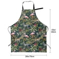 thumbnail image 5 of Bingfone Flamingos And Palm Leaves Apron Gifts For Men, Women Professional Grade Chef Apron for Kitchen,BBQ & Grill, 5 of 8