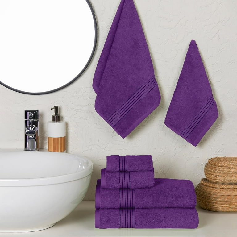 Purple towels walmart hotsell