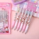 thumbnail image 2 of HelloKitty-Juego de bolígrafos de Gel Sanrio para estudiantes, bolígrafo de prensa de Anime Kawaii, Kuromi Cinnamoroll, recarga negra de 0,5mm, papelería escolar, 2 of 3