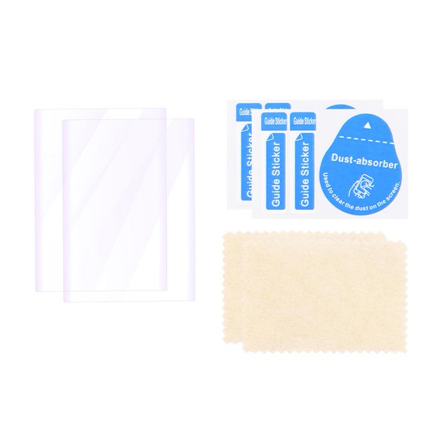 2 unids/set película de vidrio templado Protector de pantalla antiarañazos para Insta360 ONE X3
