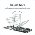 thumbnail image 5 of Mellow 14" Quickbase Bifold Metal Platform Bed Frame with Steel Slats, Black, King, 5 of 10