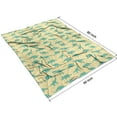 thumbnail image 4 of LightYellow Green Dinosaurs Silhouettes Pattern Blanket,Comfortable Soft Lamb Wool Throw Blanket,All Season,Warm Lightweight Blankets for Sofa Bed Couch Living Room Chair,60"x80", 4 of 4