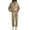 Khaki, variant on Women'S Sweatsuit Sets 2 Piece Fleece Outfit Half Zip Sweatshirt and Joggers Pants Tracksuit Light Gray XL