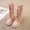 Pink, variant on Luogg Children Shoes Fashionable Flat Boots Comfortable Soft Sole Leather Children Boots Princess Boots Girls Boots Size 4-4.5 Years