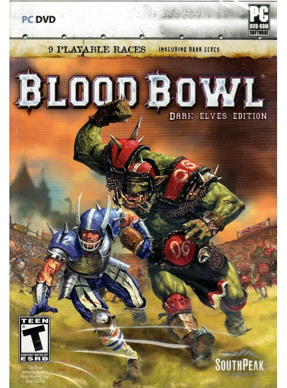 Blood Bowl Dark Elves Edition PC DVD - 9 Playable Races