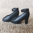 thumbnail image 3 of Zapatos de Muñeca de Plástico para Blythe Hugo 1/6 negro, 3 of 8