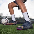 thumbnail image 6 of Ultrafun 5 Pairs Men’s Soccer Socks Grip Socks Soccer Cushined Non Slip Grip Sports Football Basketball Socks (White), 6 of 7