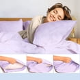 thumbnail image 3 of Queen 2PC Ultra Soft Silky Solid Performance Pillowcase Set, 3 of 3