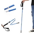 thumbnail image 6 of Bienvenido Folding Cane Aluminum Alloy 5 Section Non Slip Adjustable Portable Walking Stick for Hiking Travel, 6 of 8