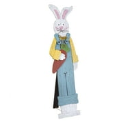 Boy Easter Bunny Porch Décor: 10 x 36 inches