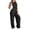 140#Black, variant on Womens Summer 2 Piece Outfits Sleeveless Top Wide Leg Pants Matching Sets Vacation Beach Travel Outfits Light Green L